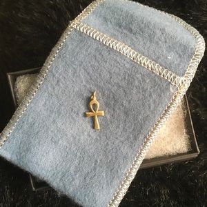 14k Gold Retired James Avery Ankh Charm